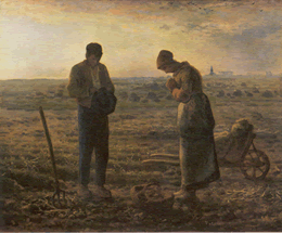 J.F. Millet, L'Angélus. Klik voor een grote versie van deze afbeelding J.F. Millet, L'Angélus. Klik voor een grote versie van deze afbeelding